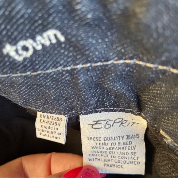 EUC Esprit Town dark wash boot cut jeans - Picture 7 of 8